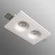 Гипсовый светильник встроенный прямоугольник 0011 30380 CB 0011 фото в дизайне интерьера, фото в живую 2/6