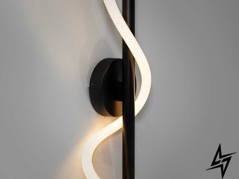 Современный светодиодный светильник шланг 14W Hoselight D23-32143 Черный 9607-BK фото в живую, фото в дизайне интерьера
